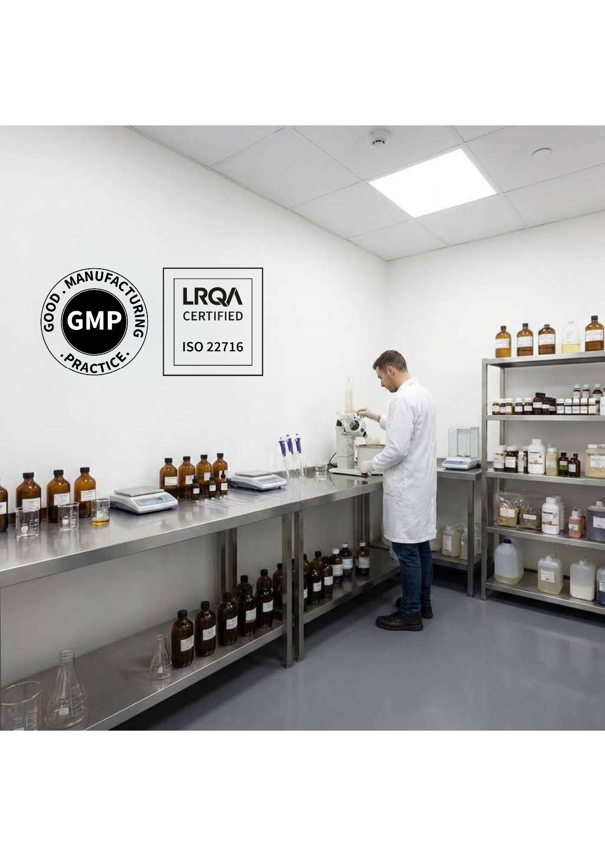 We are the first GMP certified Perfume Factory in the UK, big Thanks for our great team.